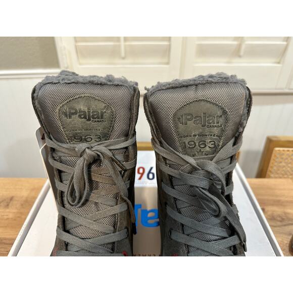 Pajar Canada Trooper 2.0 Men's Snow Boots Dark Grey Nubuck Sz 8.5/9 US 42 EU NIB - Picture 9 of 16